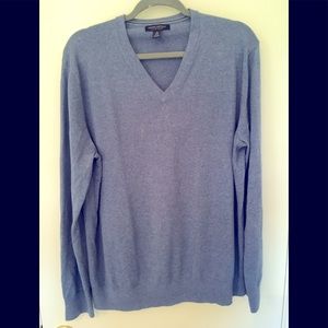 NW/OT BANANA REPUBLIC SILK/COTTON/CASHMERE V-NECK SWEATER SIZE XL